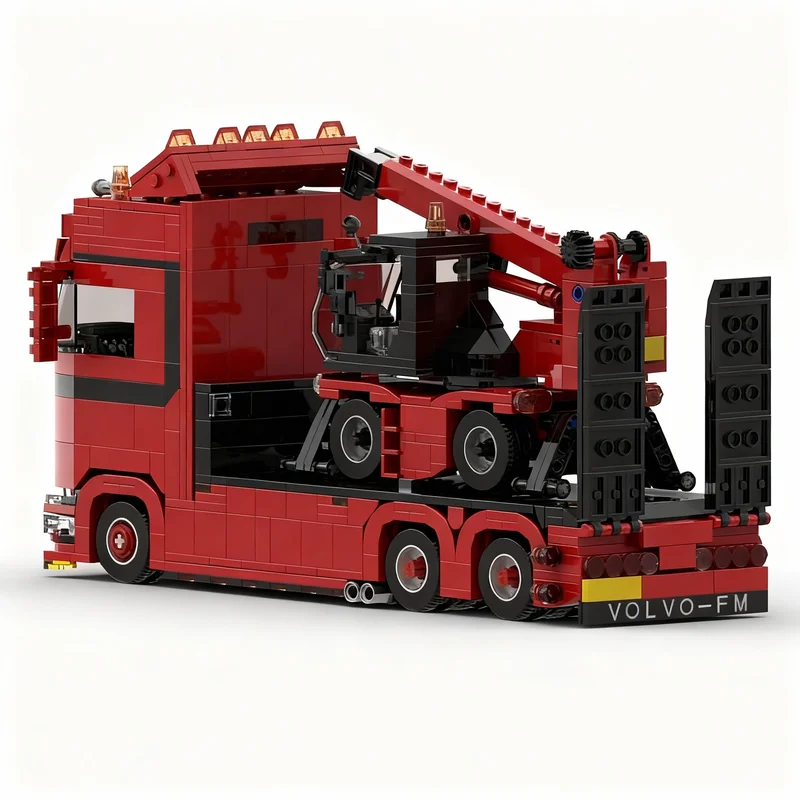 1188pcs MOC City Cargo Volvoeed Telehandler Model Building Blocks Construction Toys Christmas Gifts Idea Education Kids Birthday
