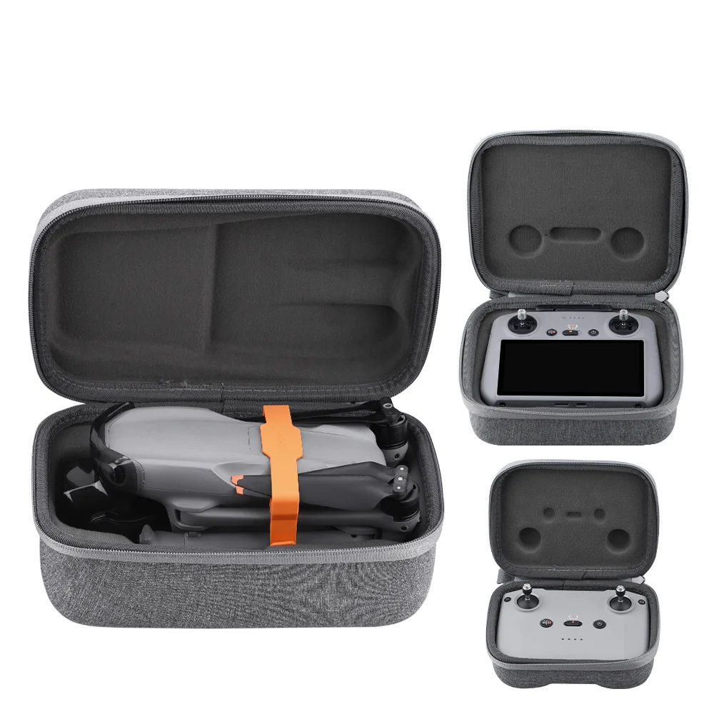 For DJI Air 3S Drone Camera Bag Body+RC-N3/RC-2 Remote Control Storage Case Shock-Proof Handle Stand Alone Box Travel Carry Set