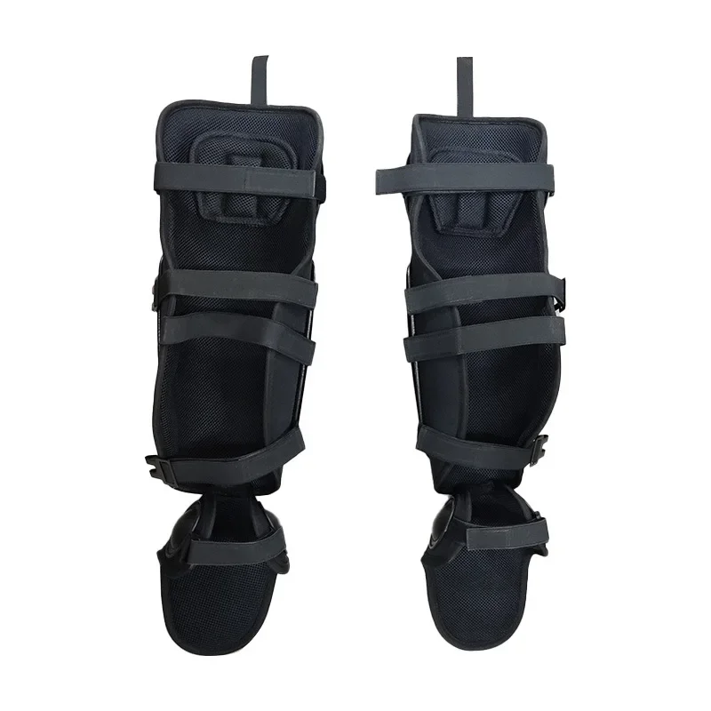 Protective Leg Armor Guards, Tactical Legs Armour Suits, Riot Supplies Full Body Protective Leg and Knee Pads Security Equipment