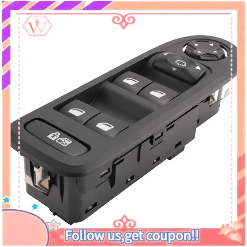 

Durable Window Master Switch For 308 508 C5 5 Door Hatchback Wagon 96659465ZD 98026370ZD 96644917XT 96599975XT