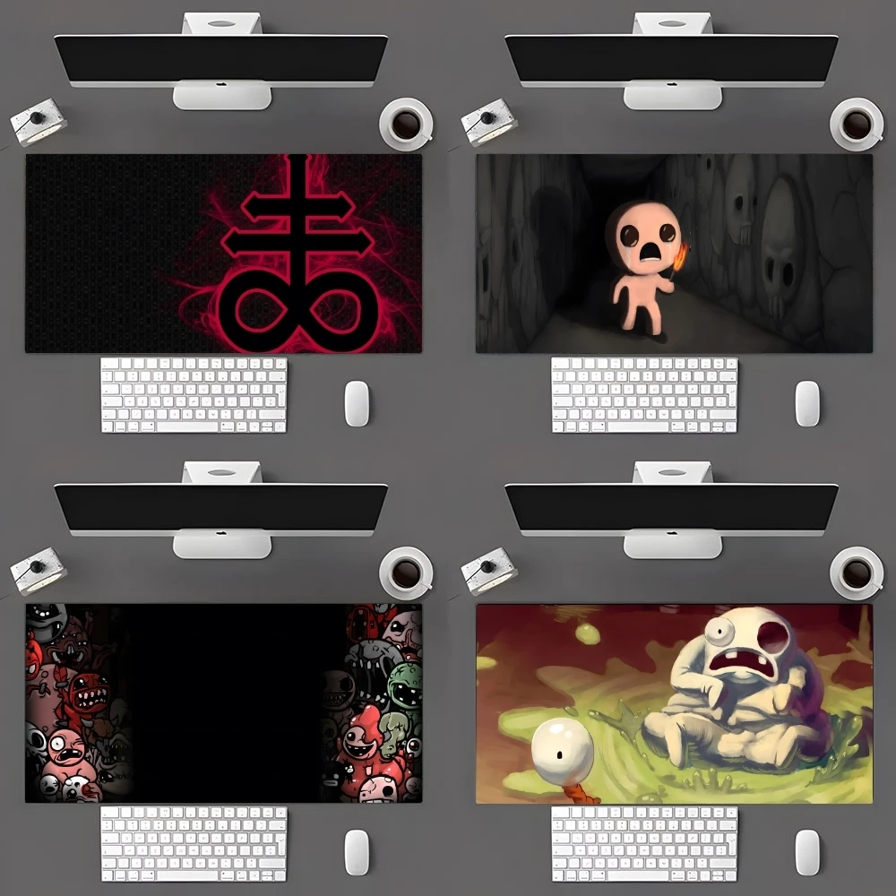 The Binding Of Isaac Mouse Pad 700x400 Large Gaming  Big Mouse Mat Computer Locking Edge MousePad 90x40cm create Keyboard Desk