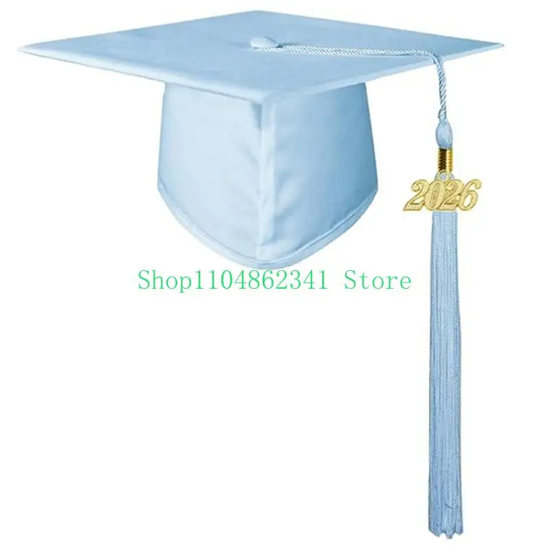652F Lightweight Graduation Hat for 2026 Comfortable and Breathable Cloth Material