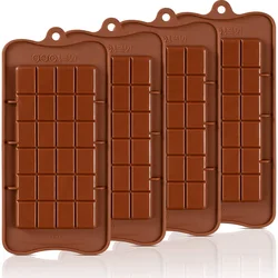 SILIKOLOVE Classic Chocolate Mold Silicone Chocolate Bar Baking Molds Food Grade Reusable Forms CHOCOL MOLD SILICON