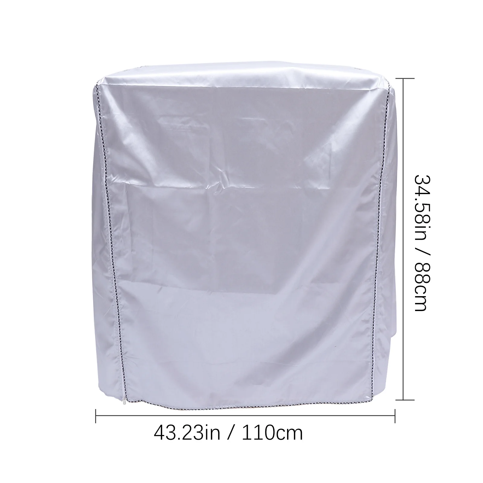 1 قطعة غطاء الغسالة مقاوم للماء أكسفورد القماش غسالة مجفف حامي الغبار الغبار حماية المياه للحمام المطبخ #6