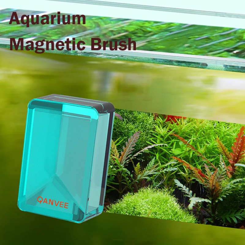 Qanvee Aquarium Magnet bürste Reinigungs werkzeuge Aquarium Glas reiniger Zubehör Fishbowl Akvarium Algen Pflanzen ausrüstung Riff