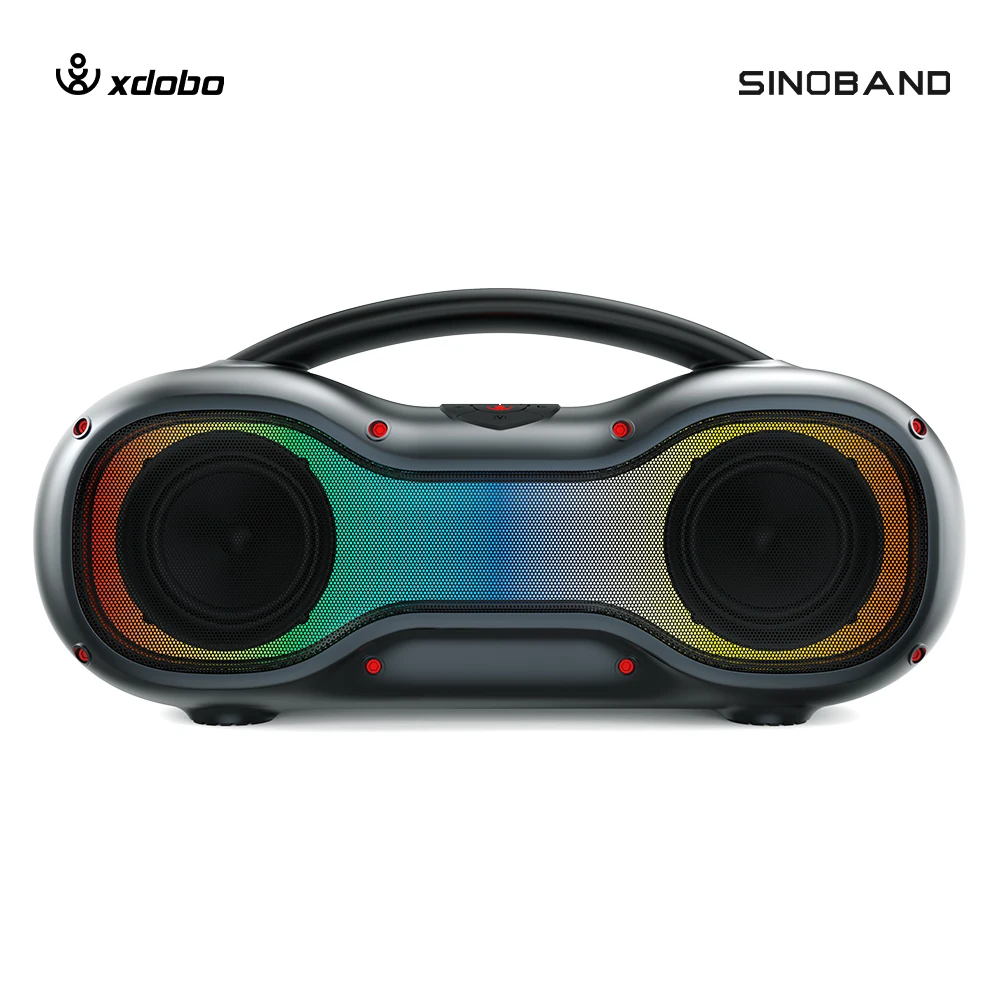 XDOBO BMTL Dream 80W Outdoor Bluetooth Speaker Colorful RGB Light Effect Deep Bass TWS Wireless Subwoofer Camping