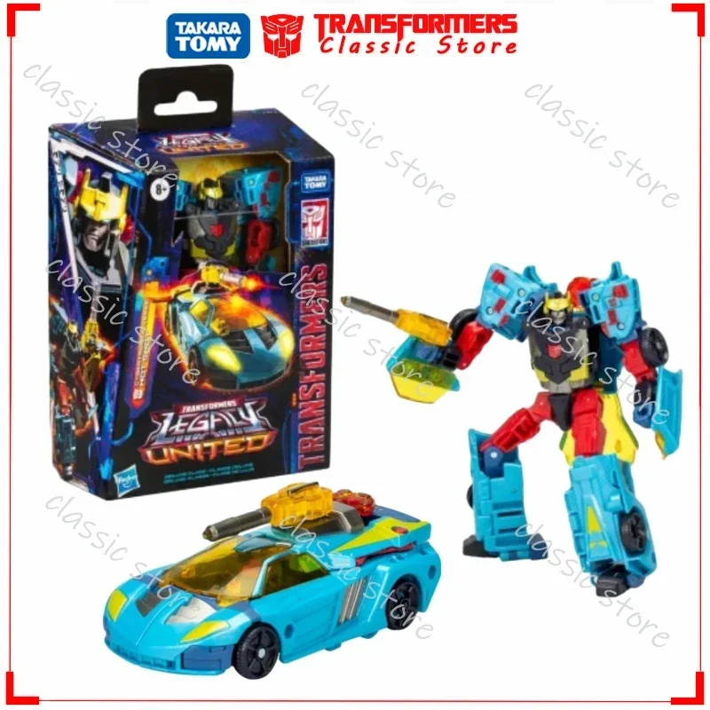 In Stock Classic Takara Tomy Transformers Toys Legacy United Deluxe Class Hot Shot Cybertron Autobots Action Figures Collectible