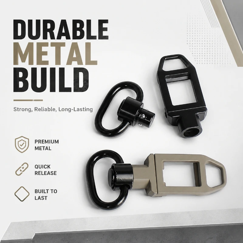 Quick Release Strap Hanging Ring QD Swivel Buckle Daily Outdoor Multi‑purpose Hardware Accessory