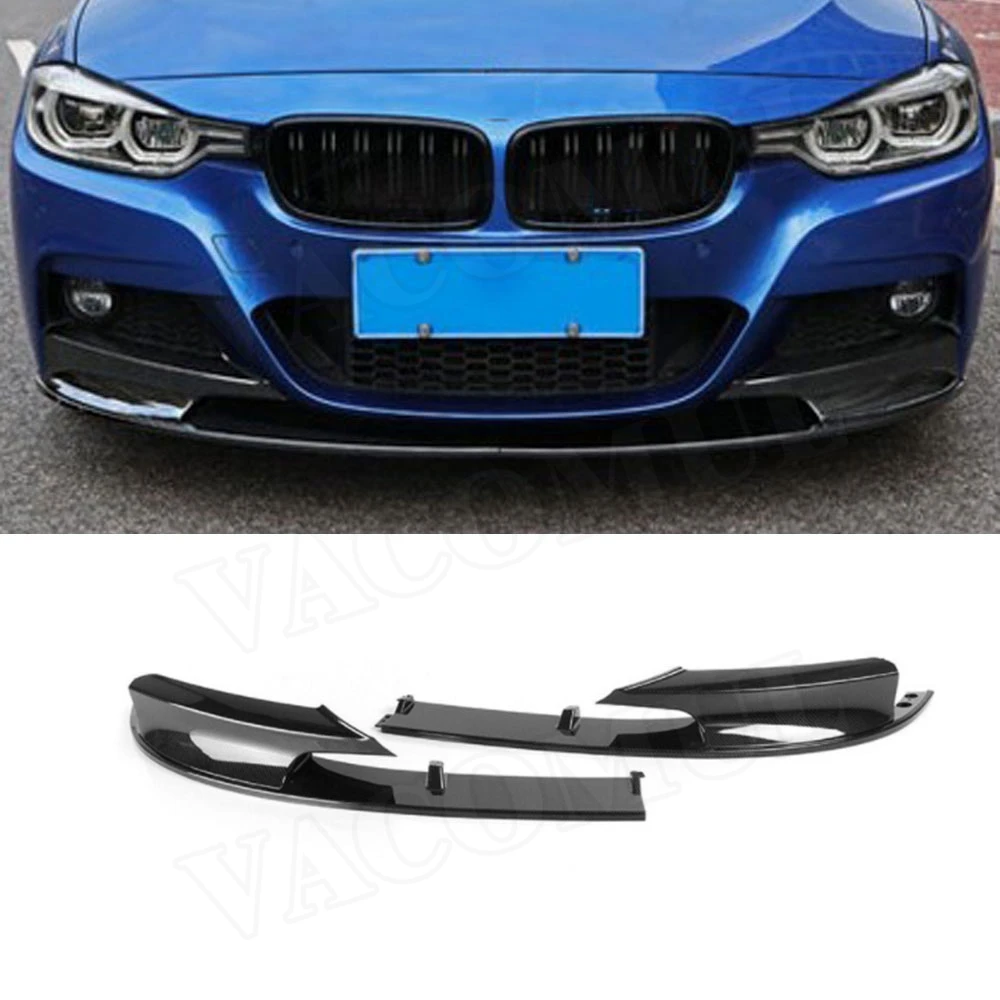 

VACOMUL Front Lip Spoiler for BMW 3 Series F30 M Sport 320i 325i 328i 330i 335i 2012-18 ABS Carbon Black Head Bumper Chin Shovel