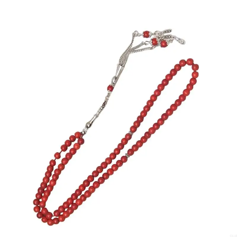  Imitation Turquoise Tasbih Necklace Chain Handmade Spiritual Beads For Daily Use And Special Occasion