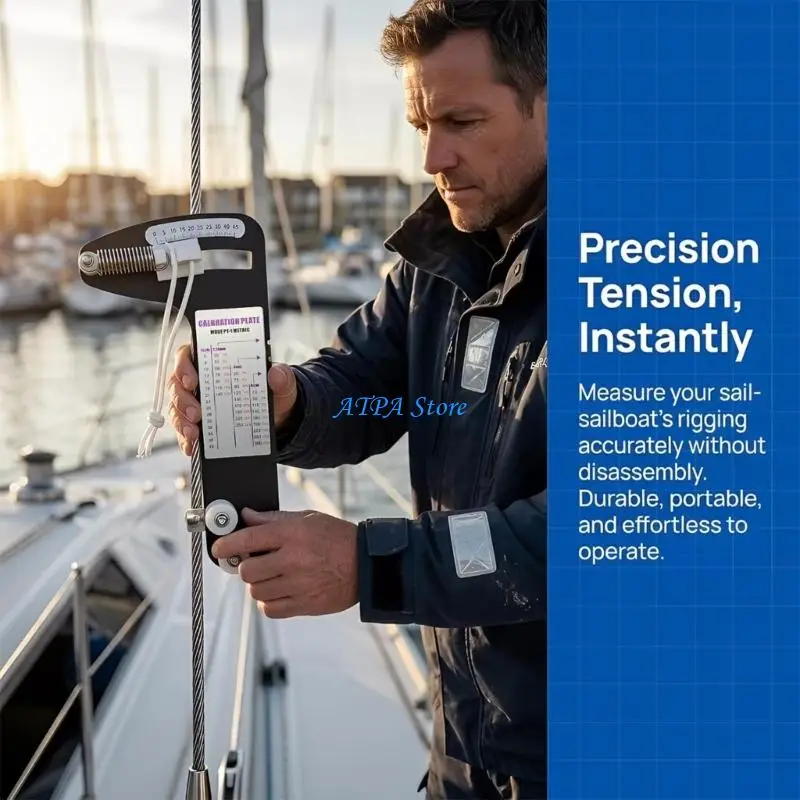 

U13C Manual Wire Tension Meter for Boat Maintenance and Tuning Work