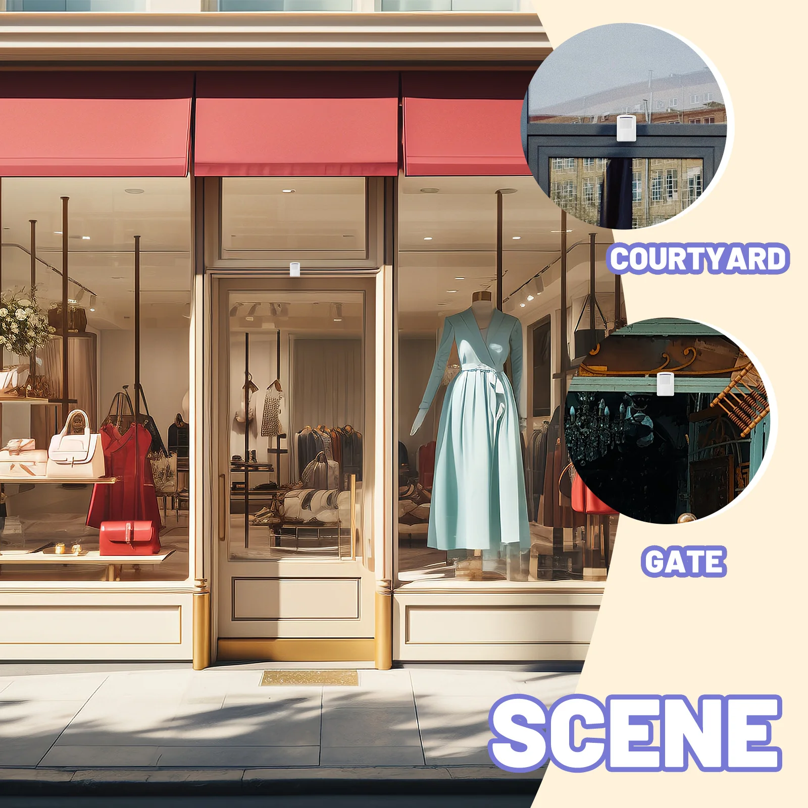 

Infrared Doorbell 110-240V Us Plug 70m 38 Songs Security Alarm Welcome Entry Chime Doorbell