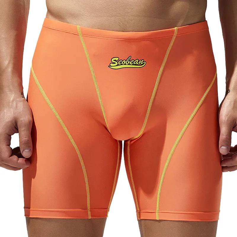 Fashion Design Summer Seobean Men's Multi color Swimming Pants Beach Three way Swimming Pants Trunks Underpants M-2XL