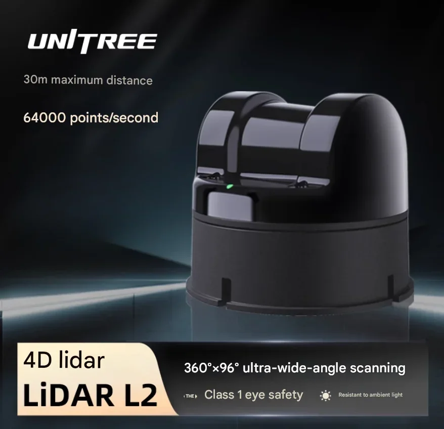 Unitree 4DLiDAR L23D Radar Navigation Obstacle Avoidance Slam Ultra-wide-angle 360 Depth Scanning