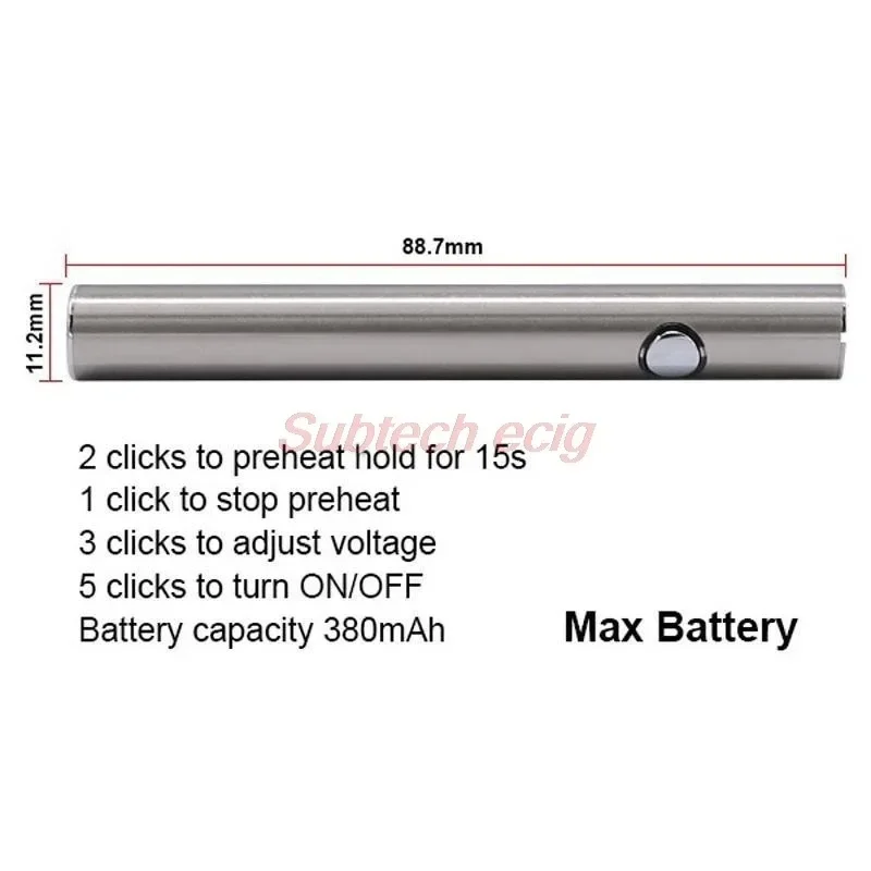 5 510 380mah C Vape Ecig vape accessory for vape kits - gallery image 3
