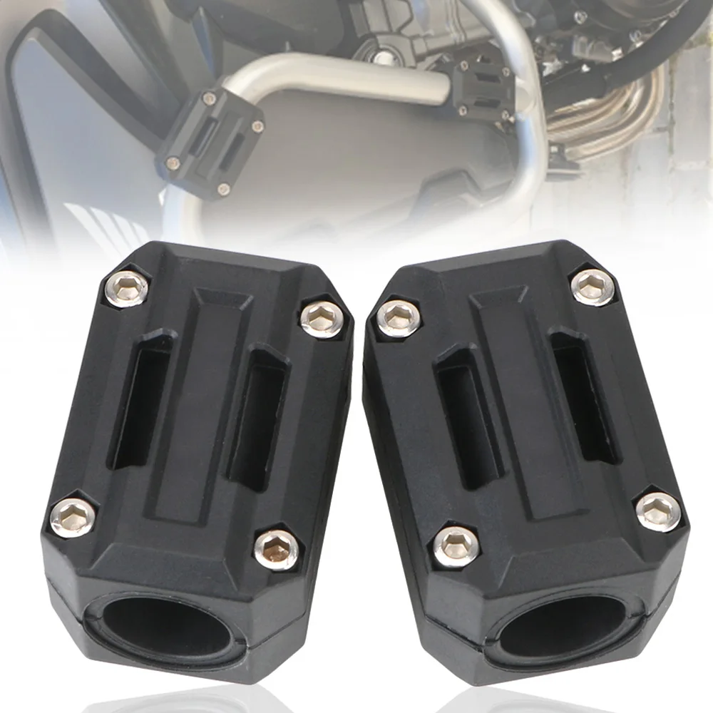 Fit for 22/25/28mm Honda Engine Bumper Guard Blocks Decorative Block Crash Bar Motorcycle Engine Guard Protector