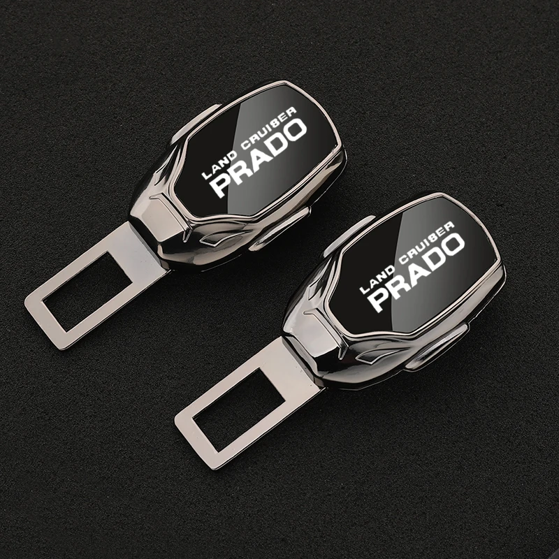 Car Seat Belt Metal Jewelry Seat Belt Accessory Extender for Toyota Prado 120 Fj150 Land Cruiser Accessories