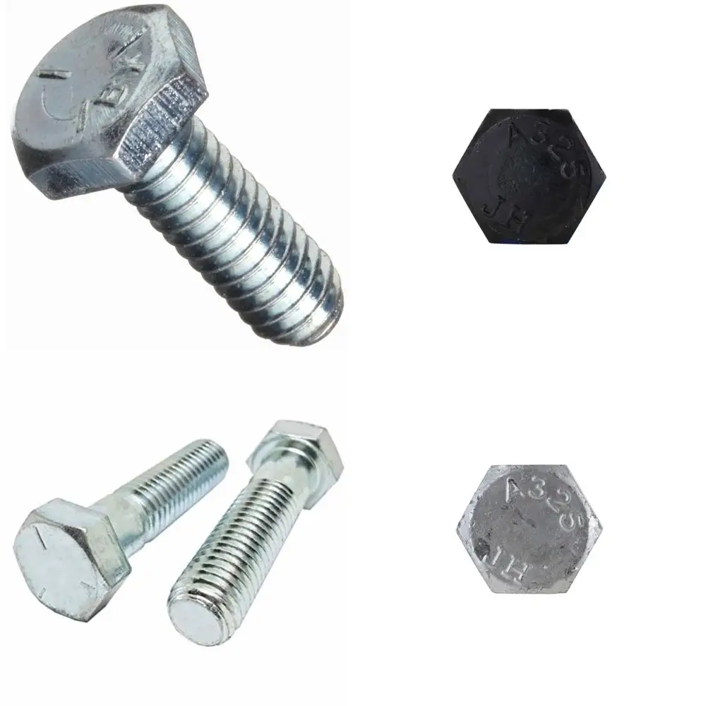 

Grade 5 Zinc-Plated Coarse Thread Fully Threaded Hex Cap Screws 5/16-18 x 1-1/4, 1100 Pieces