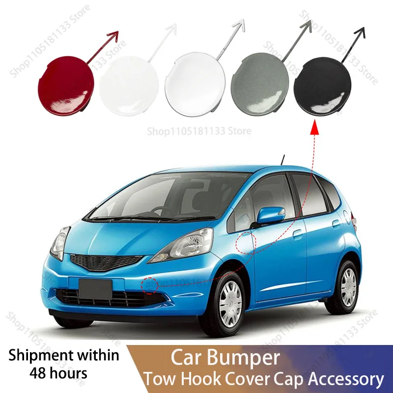 For Honda Jazz Fit GE6 GE8 Front Bumper Tow Hook Cover Direct Replacement for 2009 2010 2011 Models OEM 71104-TF0-000