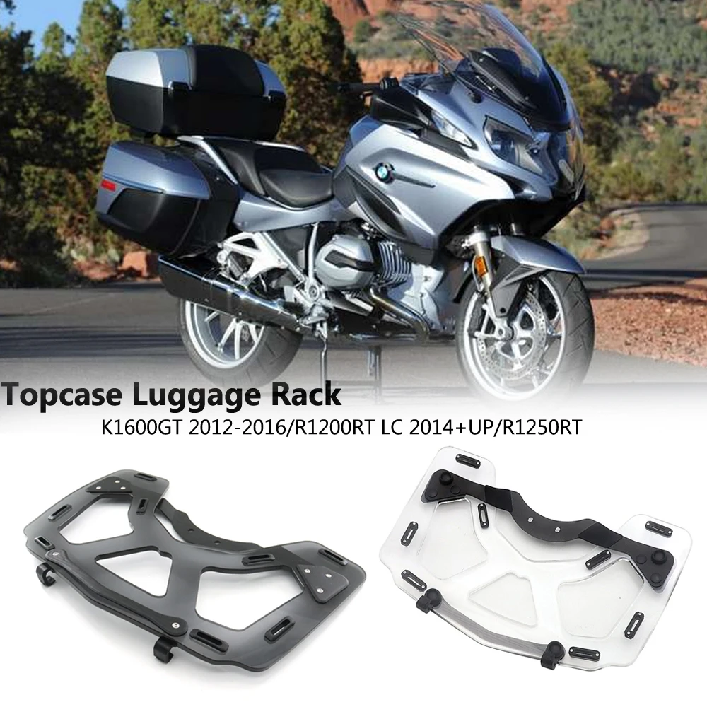 Top Case Railing bagagem Railing, suporte de bagagem traseira, saco de bagagem portátil, BMW K 1600 GT 2012-2016 R 1200 RT LC 2014-Up R1250RT