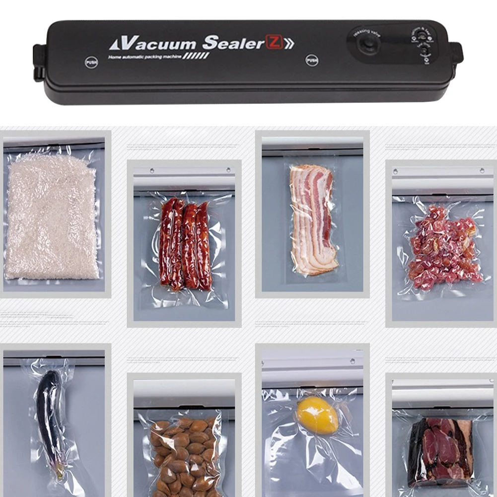 Vacuum Sealer Packaging Machine Food Vacuum Sealer with 10 pcs Bags Automatic Air Sealer Food Vacuum Sealer Machine US/EU/AU/UK