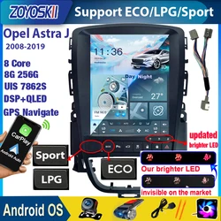 Car Radio Android for Opel Astra J Vauxhall Buick Verano Holden Cascada 2009-2018 Multimedia Screen Navigation Carplay ECO GPS