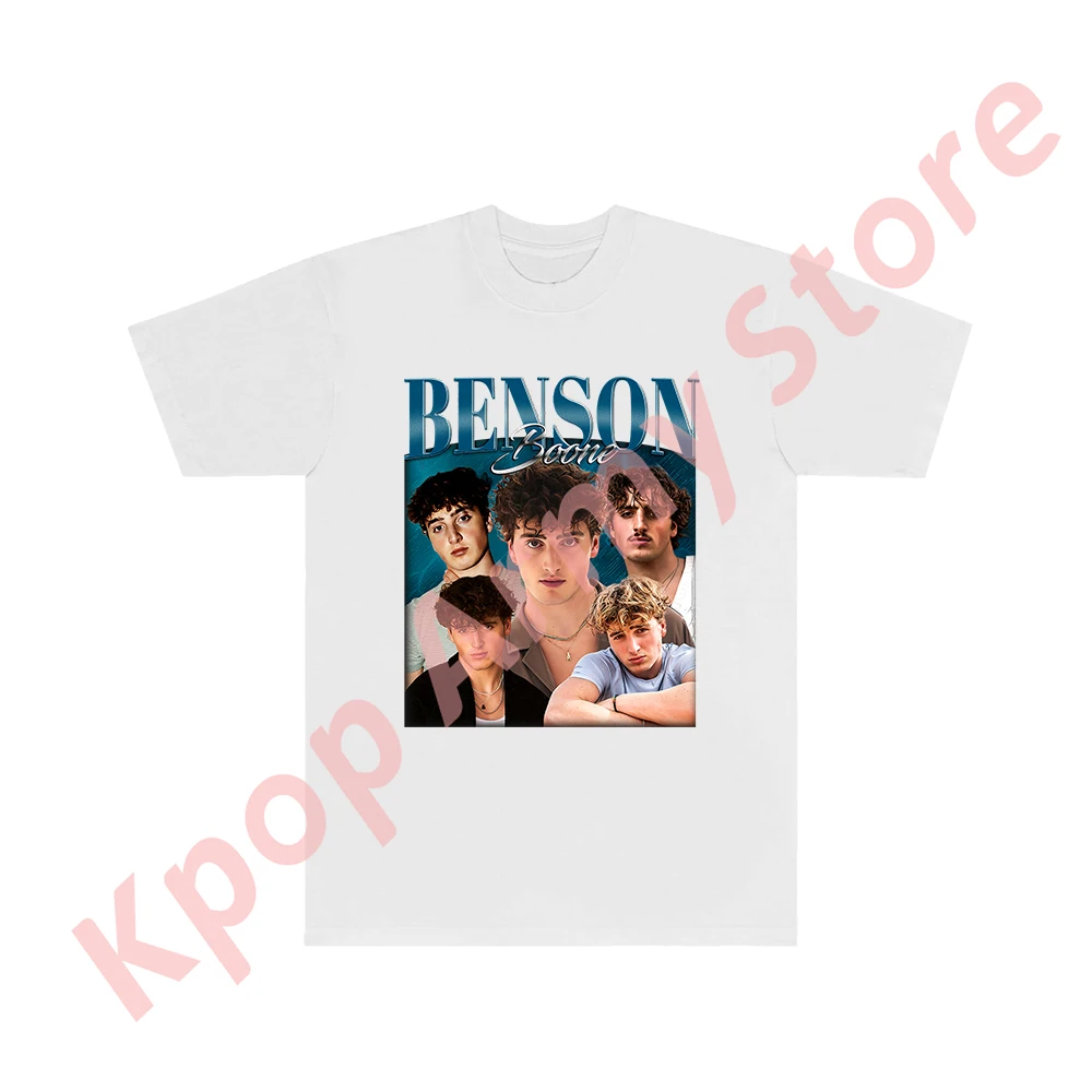 Benson Boone Vintage T-shirts Fireworks and Rollerblades World Tour Merch Women Men Fashion Casual Short Sleeve Tee