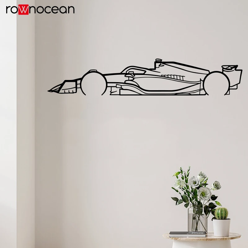 Formula  Silhouette Wall Art, Gift For Car Lovers, Car Gifts For Him, Personalized, wall murals Petrolhead Christmas Gift S661
