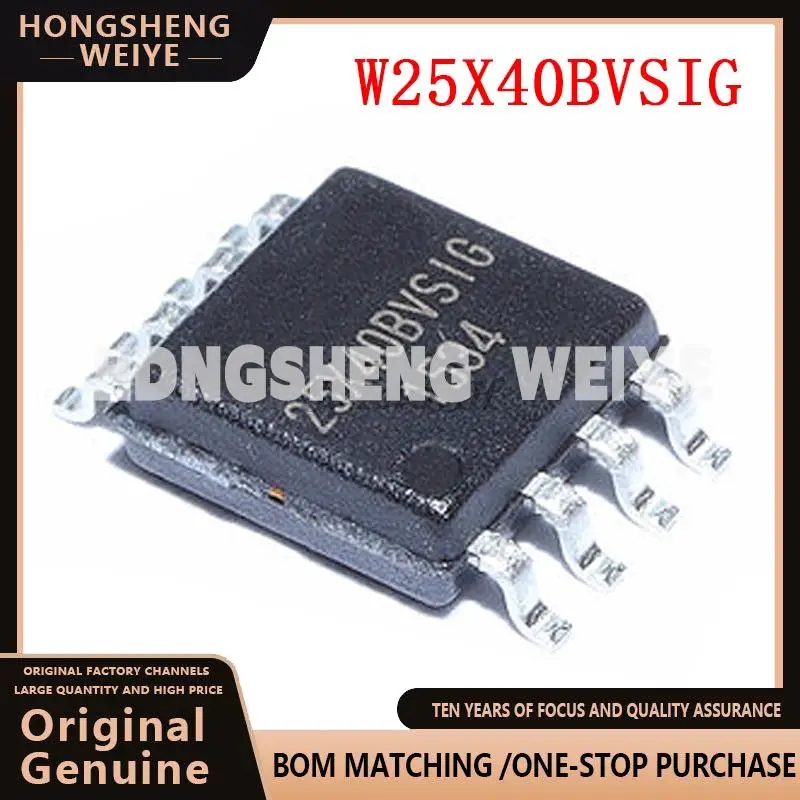 100%new 5-10PCS W25X40BVSIG 25X40BVSIG SOP-8 25X40BVSSIG SOP SMD 25X40 SOP8   IC Chipset