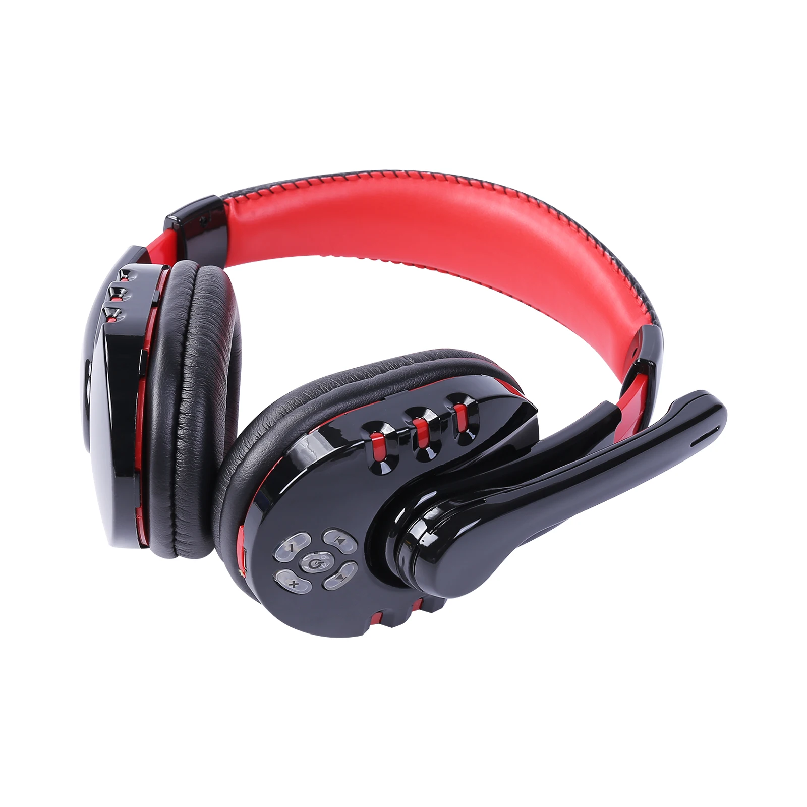 Wireless  4.2 Over Ear Earphone, Noise-Canceling Adjustable Earphone, Deep Bass Stereo Gaming Micro Headphones