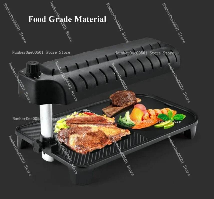 

Электрический 3D-инфракрасный гриль-барбекю корейского типа с антипригарным покрытием, бездымный, электромеханическая жаровня, электрическая печь