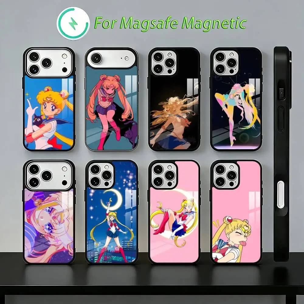 

Sailor Moon A-Anime Phone Case For iPhone17,16,15,14,13,12,11,Plus,Pro,Max For Magsafe Wireless Charging