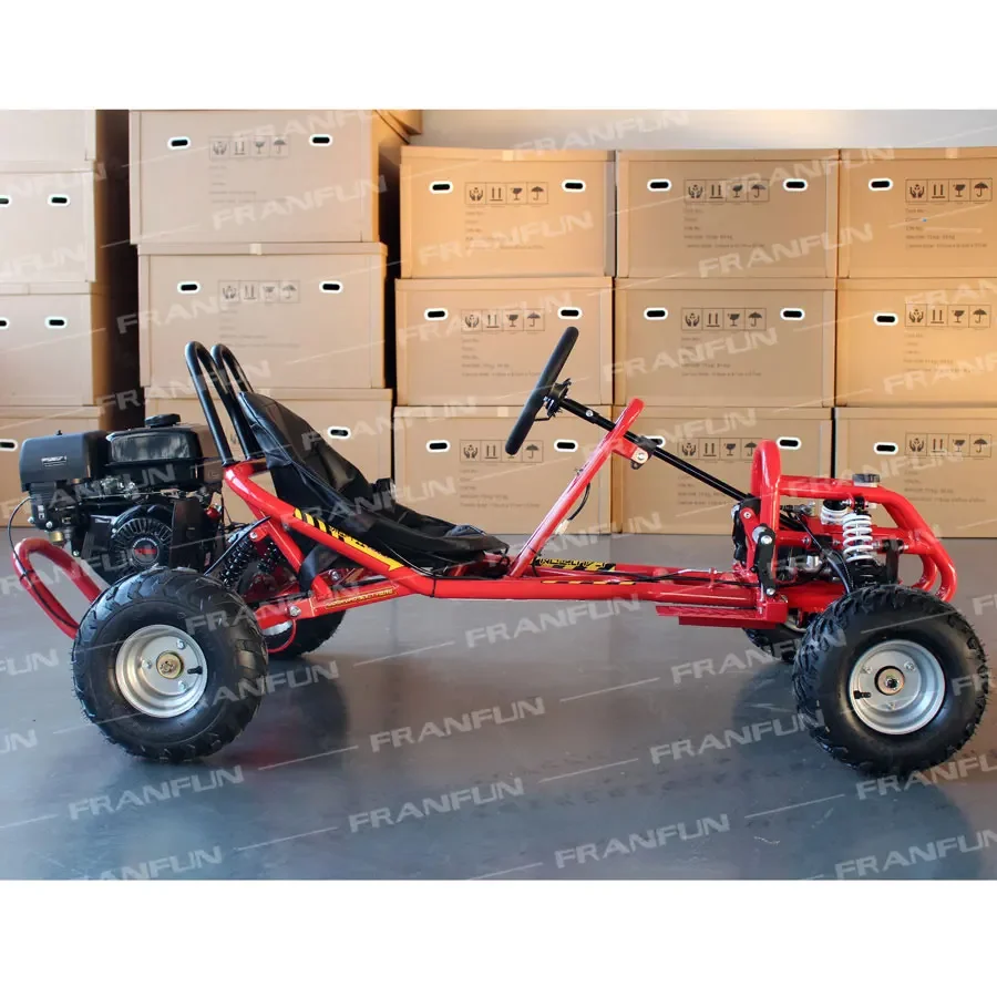 New Version 4 Stroke Forest Crossing Karting Off-road Tyre 270CC Air-cooled Engine Go-kart