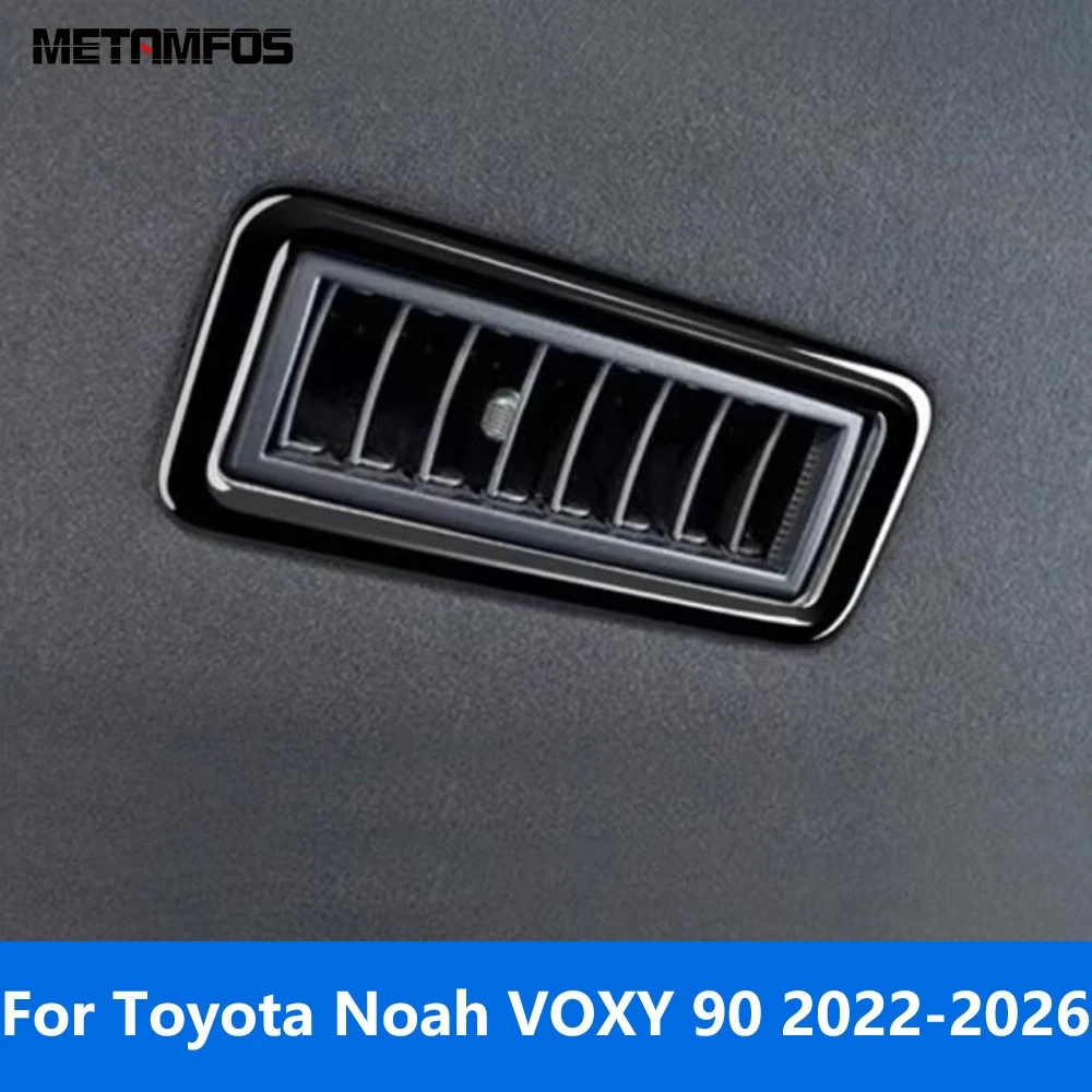 

Rear Air Condition AC Vent Outlet Cover Trim For Toyota Noah VOXY 90 2022-2024 2025 2026 Matte Interior Accessories Car Styling