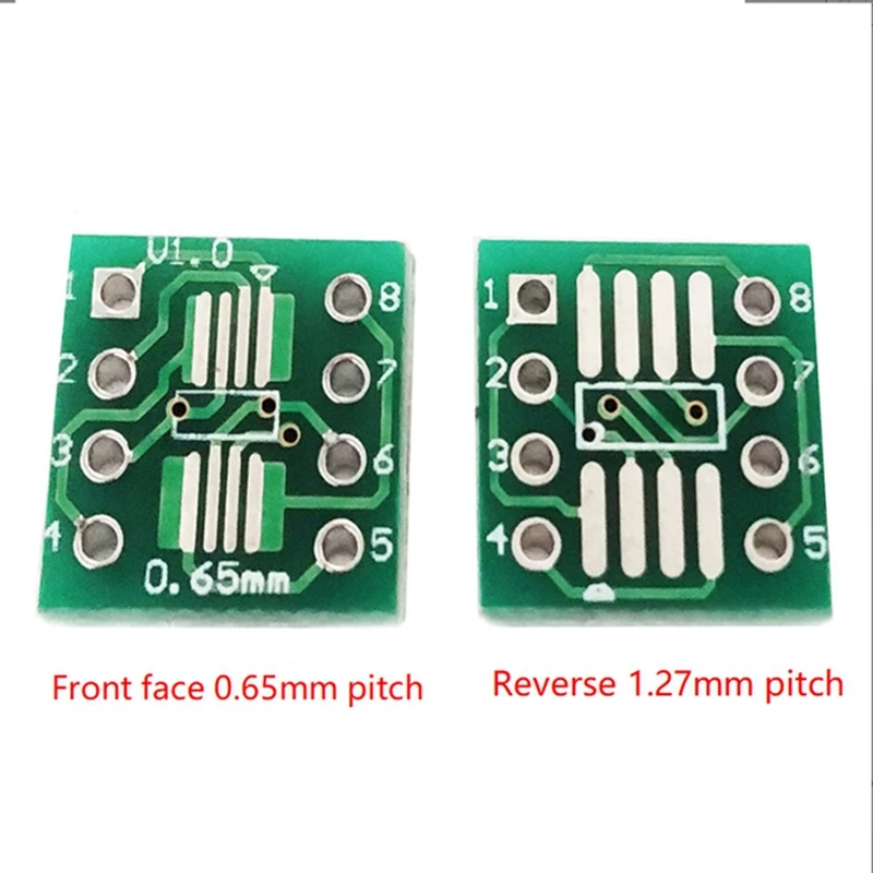 500Pcs/Lot TSSOP8 SSOP8 SOP8 To DIP8 PCB SOP8 SOP Transfer Board DIP Pin Board Pitch Adapter