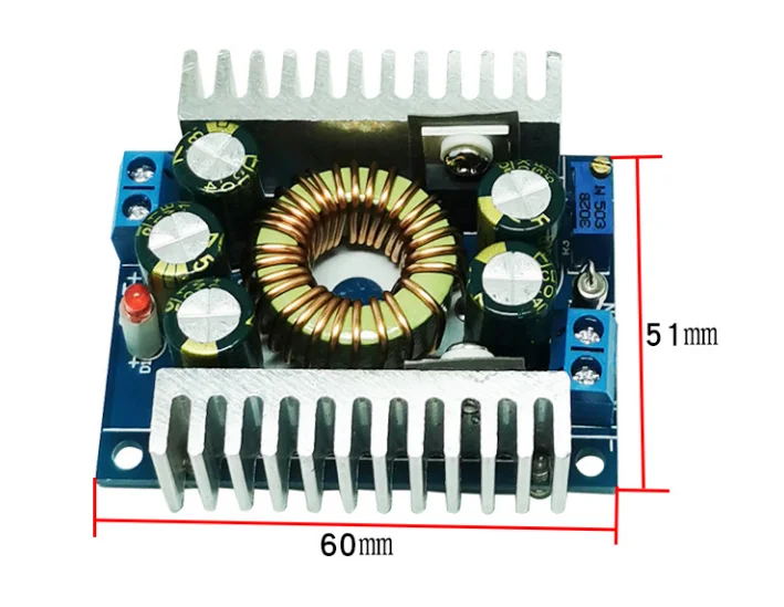 DC-DC DC adjustable step-down module XL4016 power 200W low ripple 12A 95% efficiency on-board power supply
