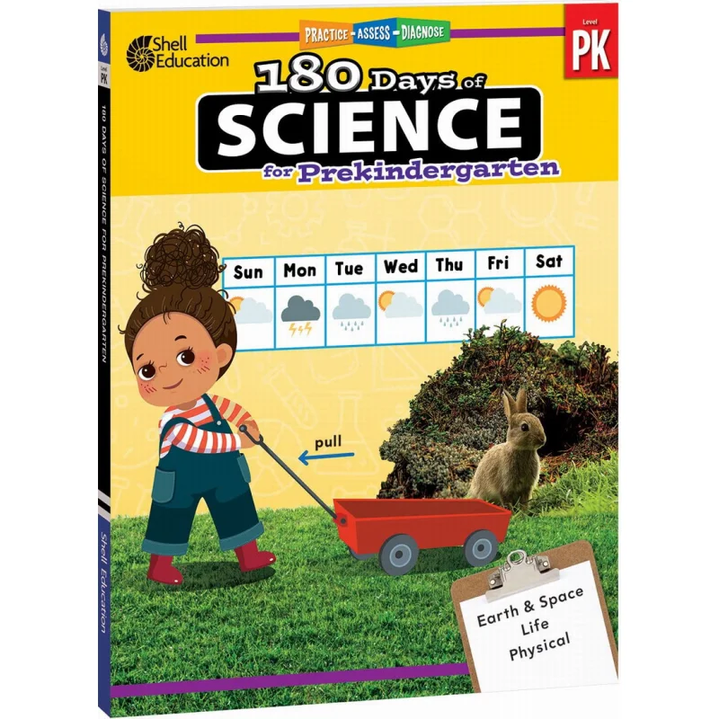 

180 дней науки для дошкольного сада Darcy Mellinger Shell Education 9781087662671 Книга