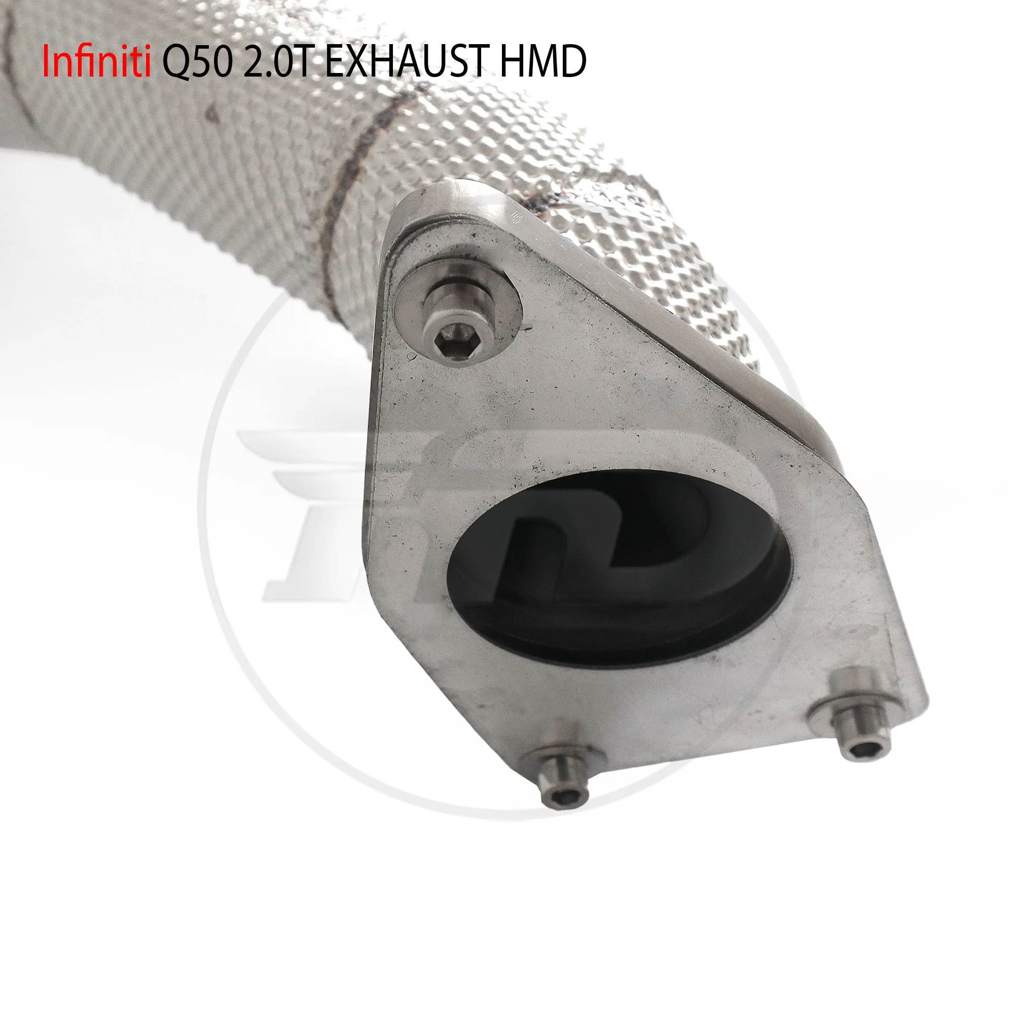 Выхлопная система HMD, водосточная труба с высокой пропускной способностью для каталитического нейтрализатора Infiniti Q50 2.0T без трубы Cat