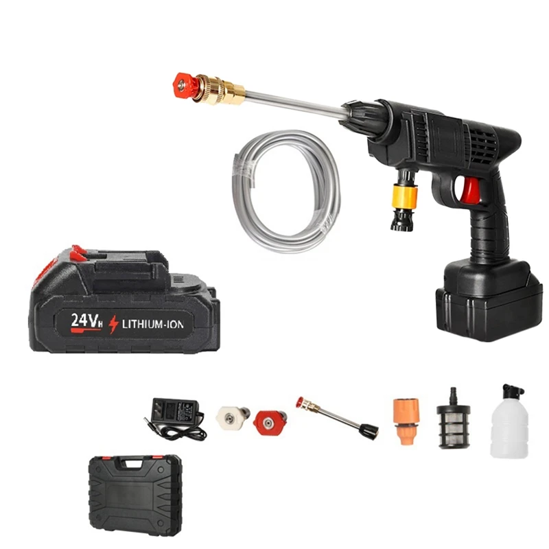 

Electric High Pressure Washer High Pressure Car Washer Filter Foam Machine 24V Battery High Pressure Car Wash EU Plug