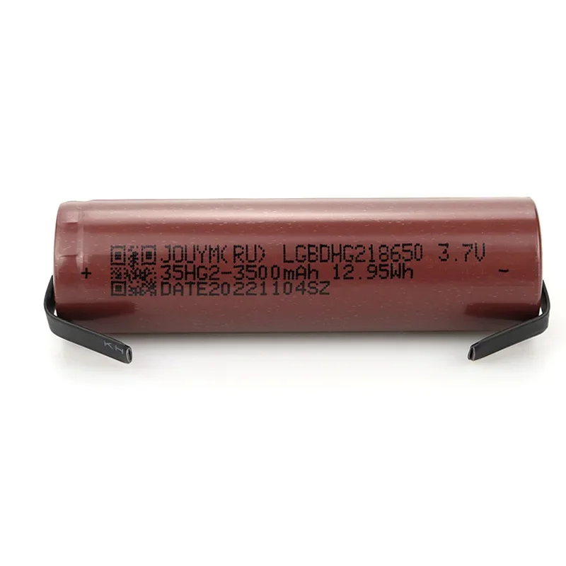 Batería HG2 18650 3500mAh, batería de litio de alta corriente 30A 3,7 V, celda de potencia de alta descarga