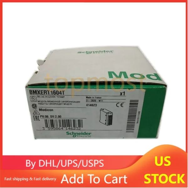 

M340 Bmx-ert-1604t Bmxert1604t Совершенно новый оригинальный точечный ПЛК