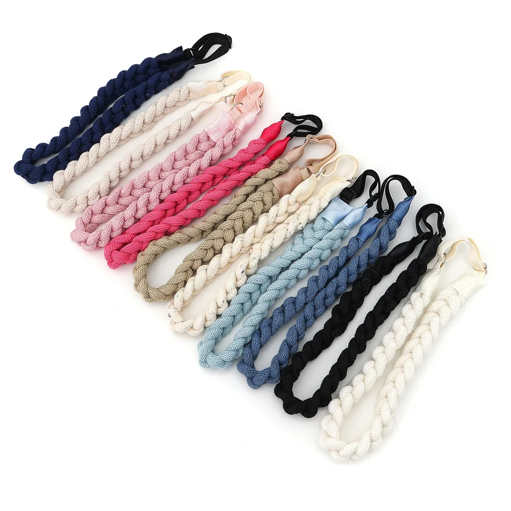 Cotton Rope bow Knot Hairband Twisted Braid Style Hairband bow Knot Hair Clip Baby headband girl hair accessories - Image 5