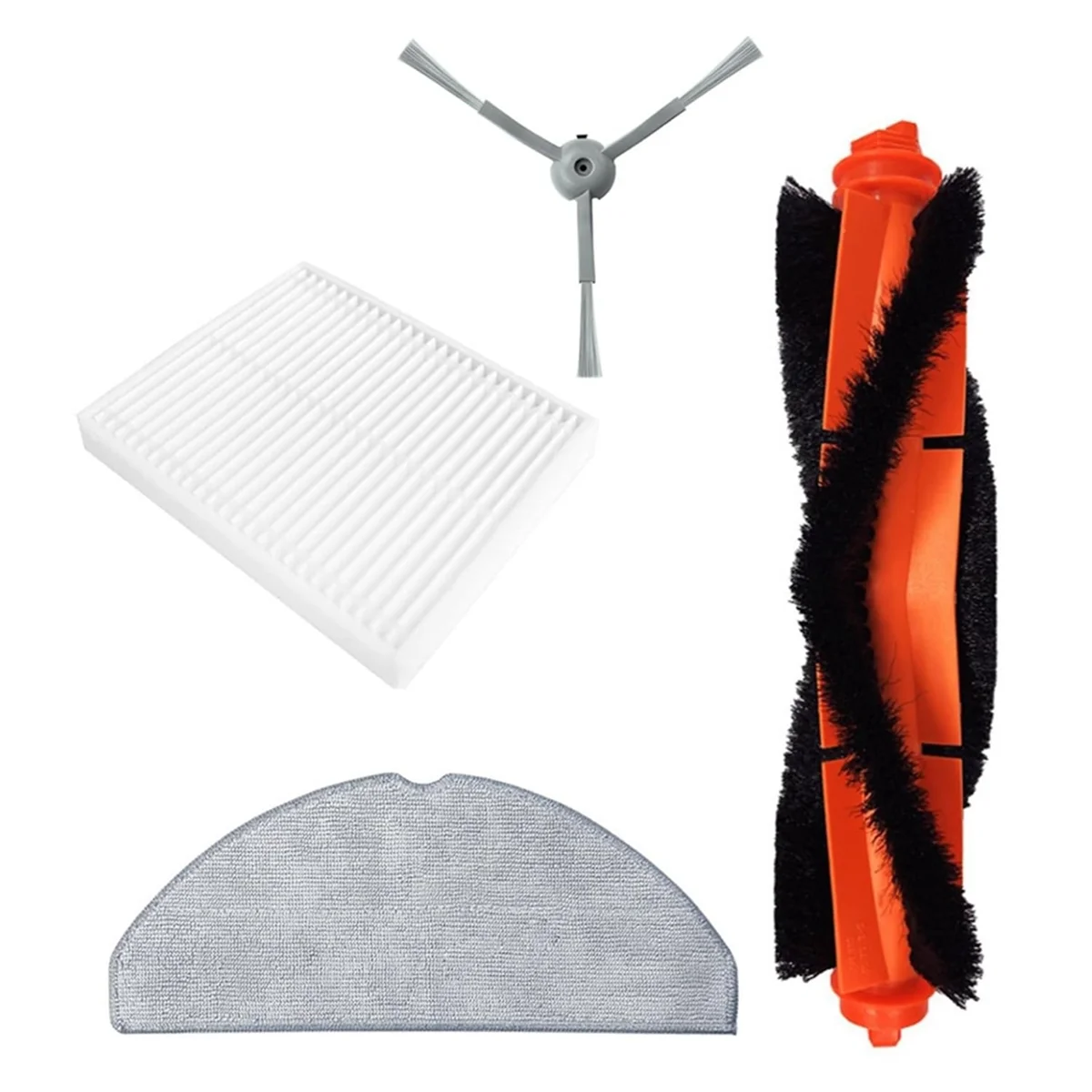 로봇 진공 청소기 메인 사이드 브러시 헤파 필터 걸레 천, Lubluelu L20, Honiture V8 Pro 교체 부품