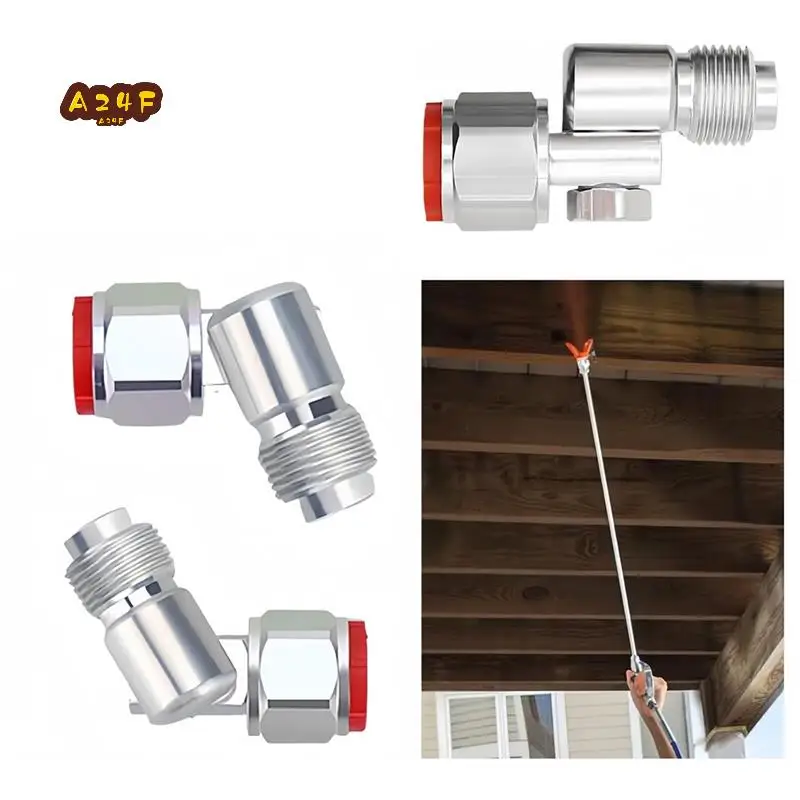 

A24F-3-Pack Поворотные соединения безвоздушной краски, совместимые с 235486, резьбой 7/8 дюйма, 180 ° Вращение-Высокое Давление