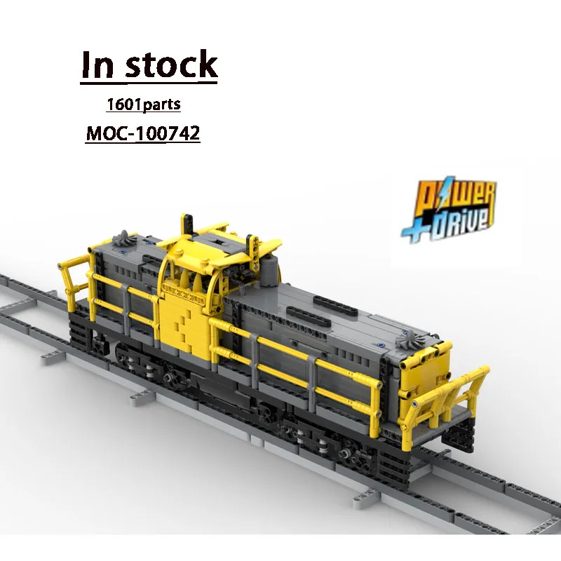 

MOC-100742 Новый грузовой локомотив, строительный блок, модель 1601, детали MOC, креативные строительные блоки для мальчиков и детей на день рождения, игрушка в подарок