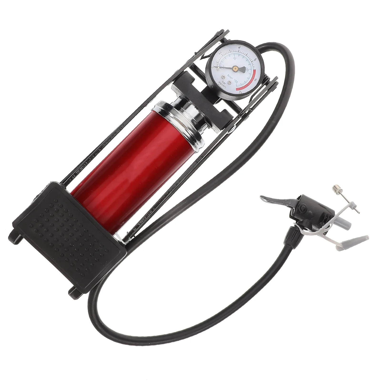 

Efficient Tire Pump for Bikes Heavy Duty Iron Body Portable Inflator for Inflation Anytime Anywhere Car Foot Pump