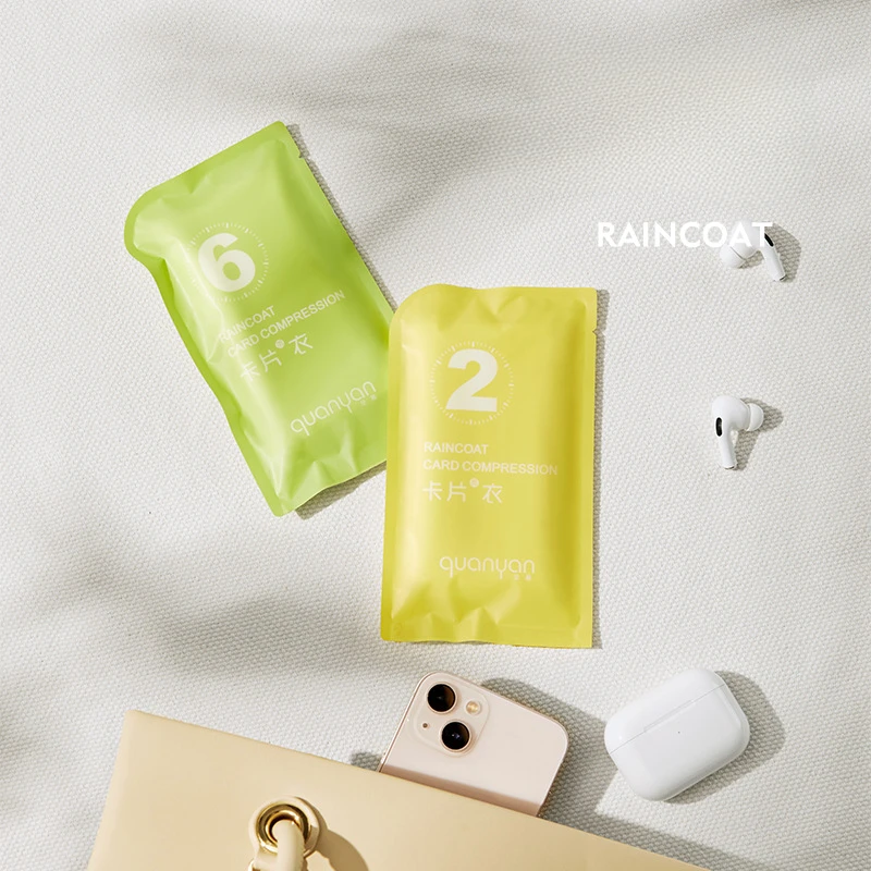 معطف واق من المطر للكبار يمكن التخلص منه معطف واق من المطر سميك محمول للبطاقات للأطفال في الهواء الطلق السياحية ذات المناظر الطبيعية الخلابة معطف واق من المطر مضغوط مقاوم للماء