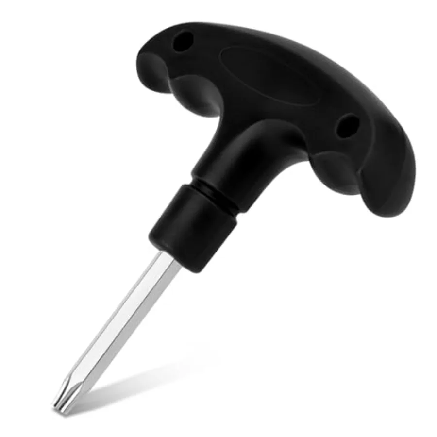 

Adjustable Golf Wrench With Plastic Handle Stainless Steel Driver Tool for Club Shaft Adapter Black