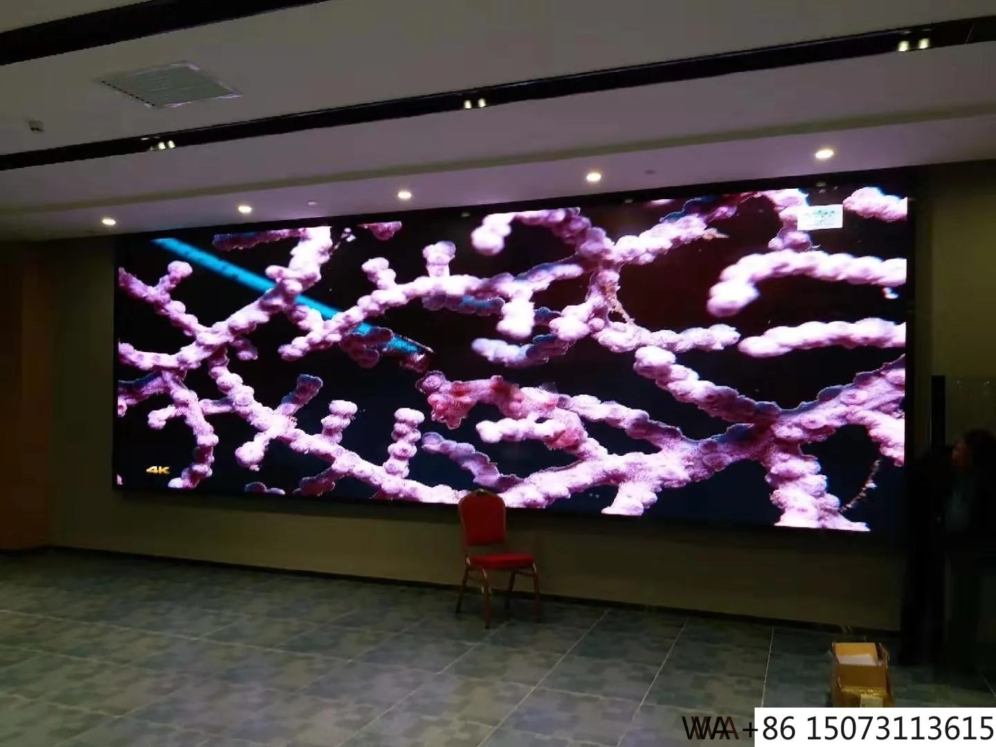 Indoor P2.5 HD LED-display - Podiumachtergrond en hotelvergaderruimte Groot elektronisch scherm