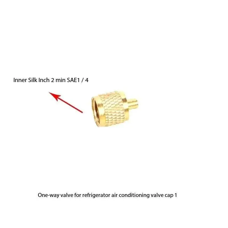 1Pc One way valve cap, liquid nozzle, sealing cap, gas nozzle valve, refrigeration equipment, refrigerator, household air condit